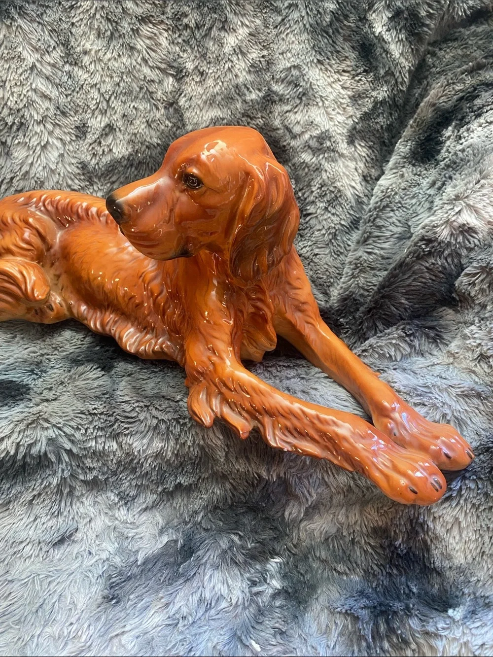 Mid Century Giovanni Ronzan Ceramic Irish Setter 
 Dog Figurine - Picture 4 of 16